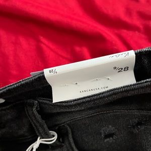 Kancan black shorts Bermuda length